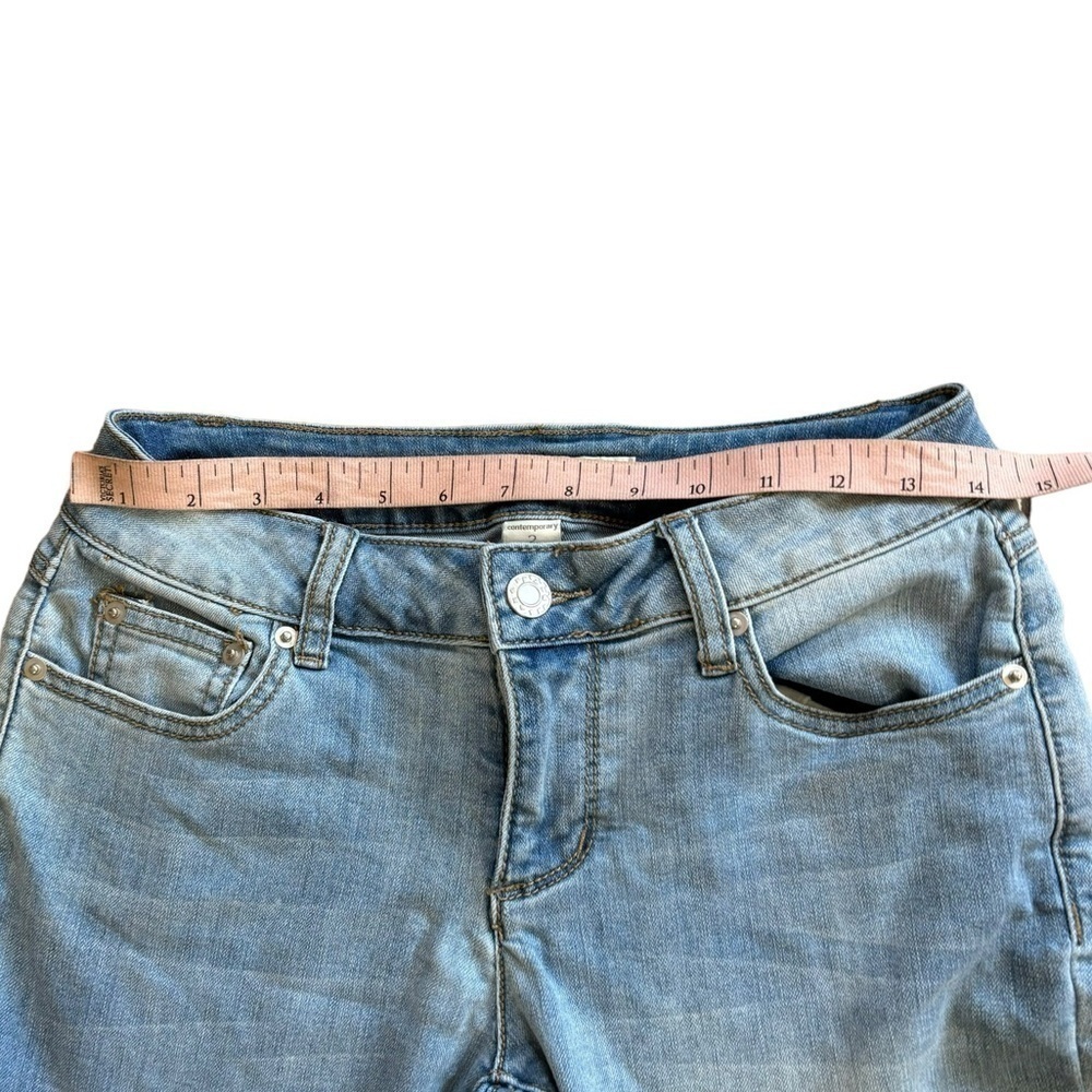 Lace Patch Work Denim Jeans EST. 1946 Women’s Size 2 Bohemian Girly Softgirl - Picture 13 of 15